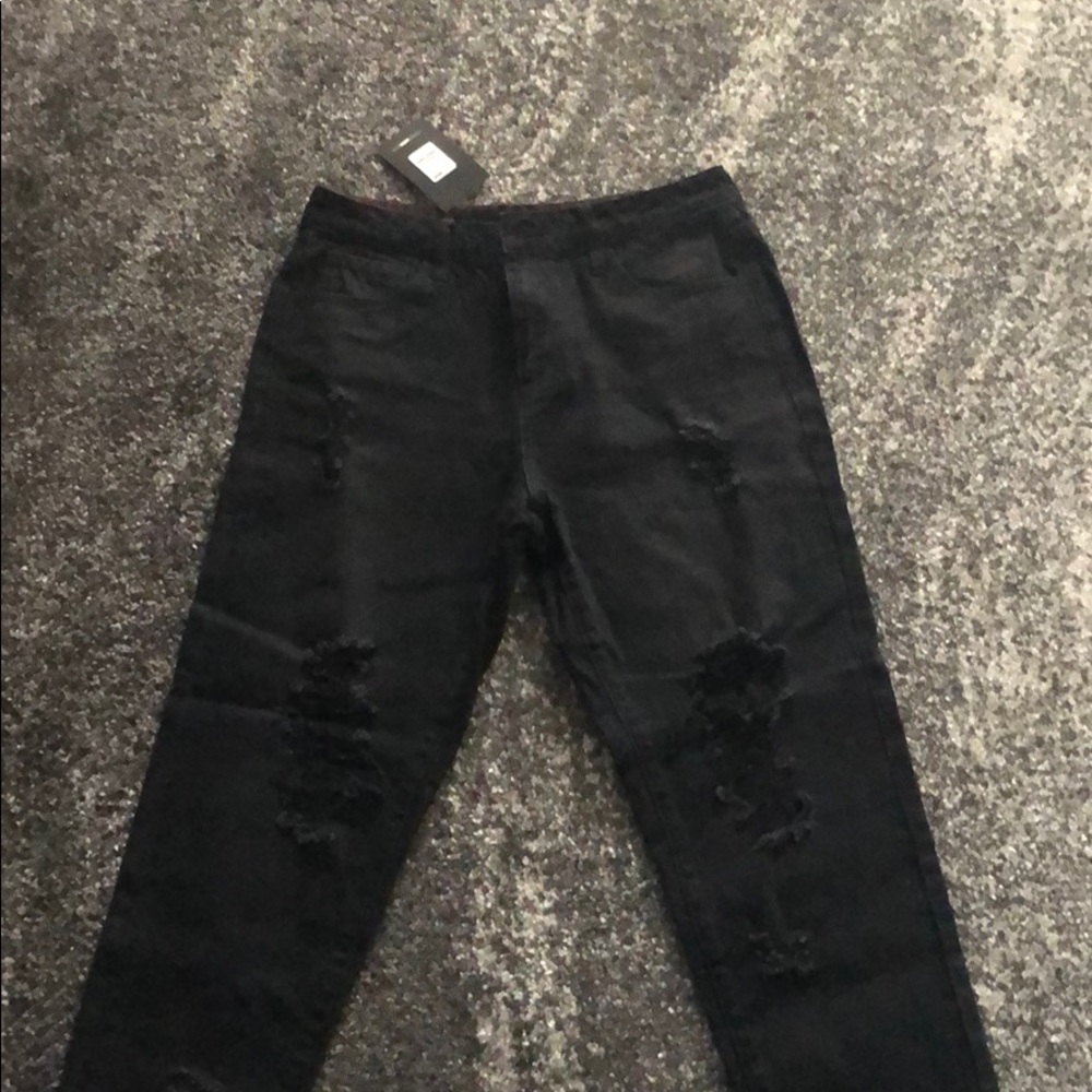 Distress boyfriend jeans